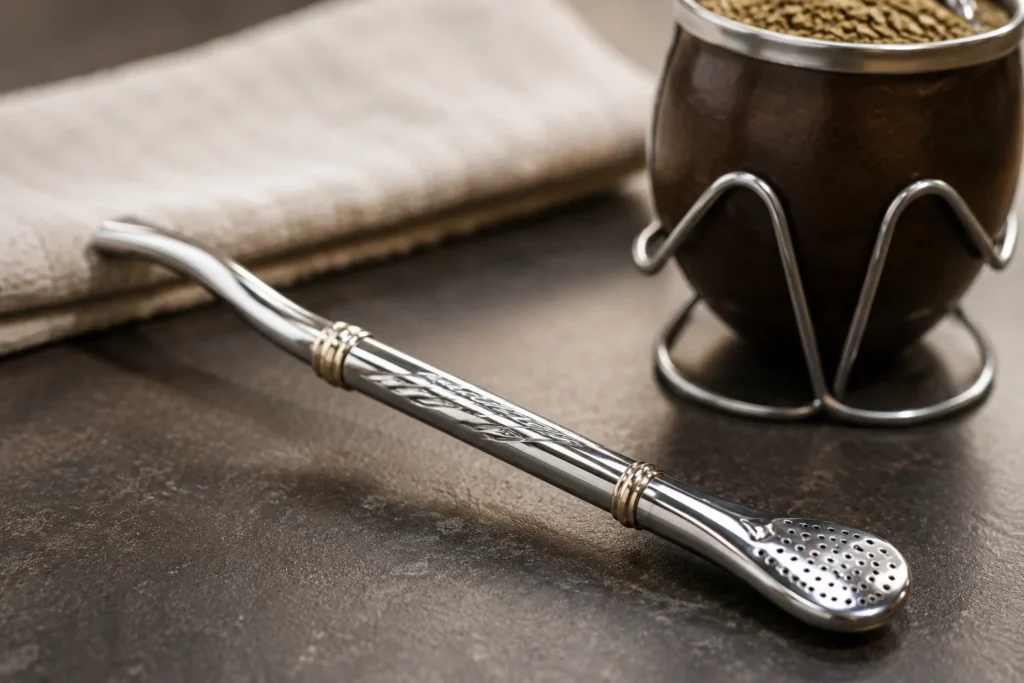 Cocina y baño · Bombillas de mate; caña para beber